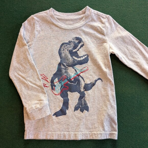 Bundle Boy's Dinosaur Long Sleeve T-shirts 5T 💙 - Picture 4 of 13